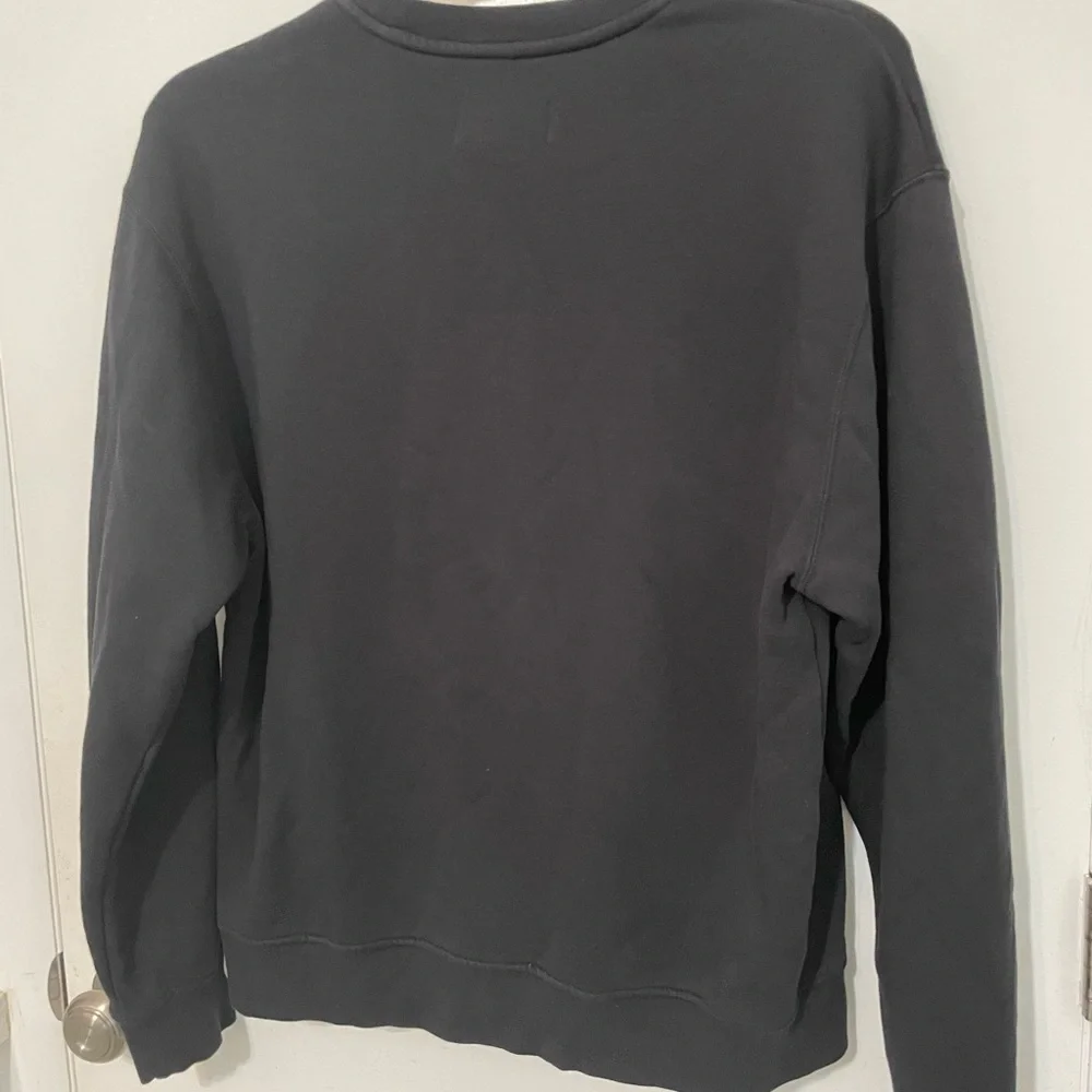 Jordan Jumpman Black Embroidered plaid logo Long Sleeve black Fleece sweatshirt